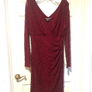 Lauren Ralph Lauren Lace Dress.